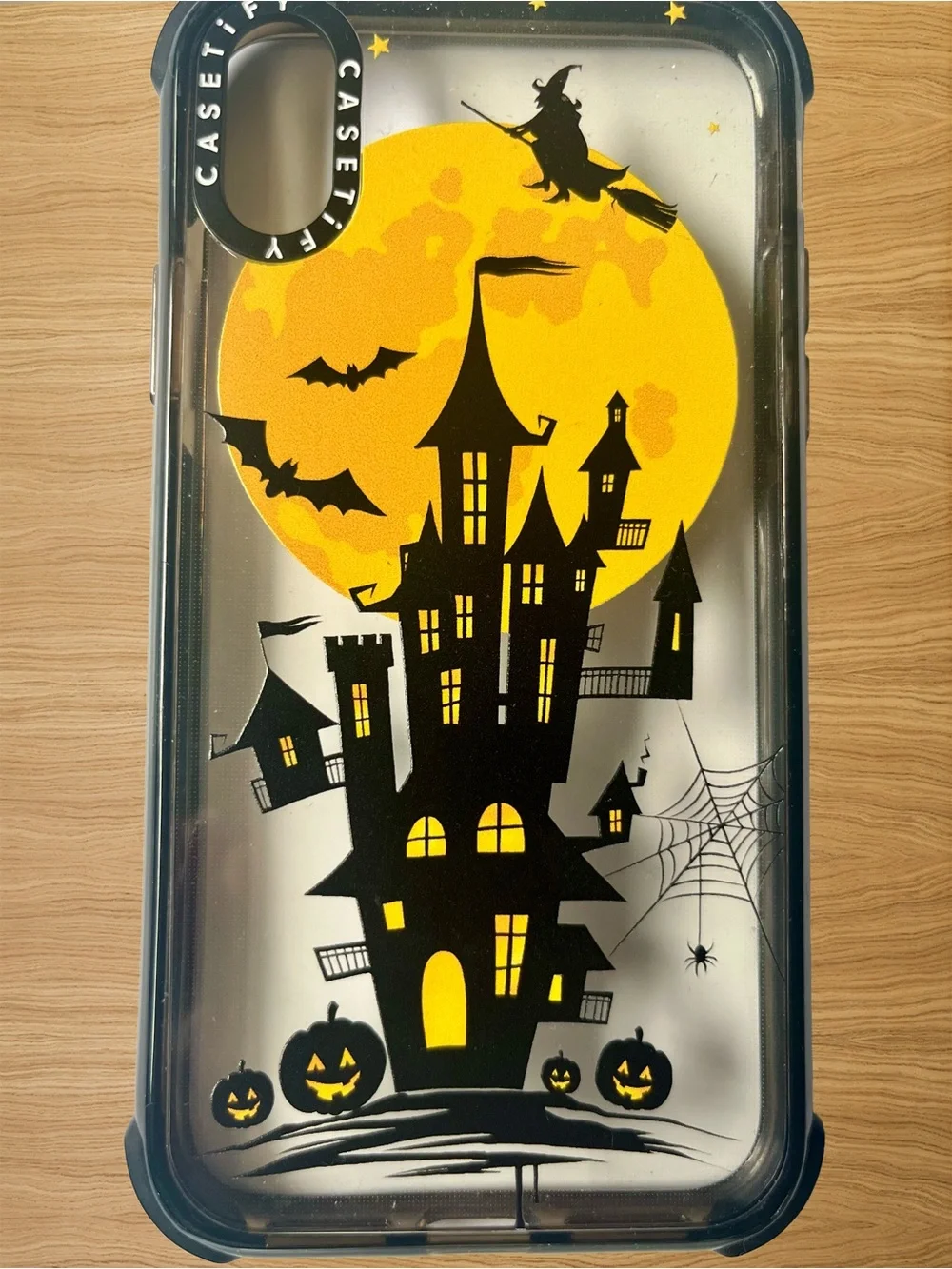 Casetify Halloween Haunted Castle iPhone Case - Yellow & Black